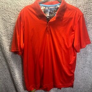 Robert Graham classic fit red polo, size XL